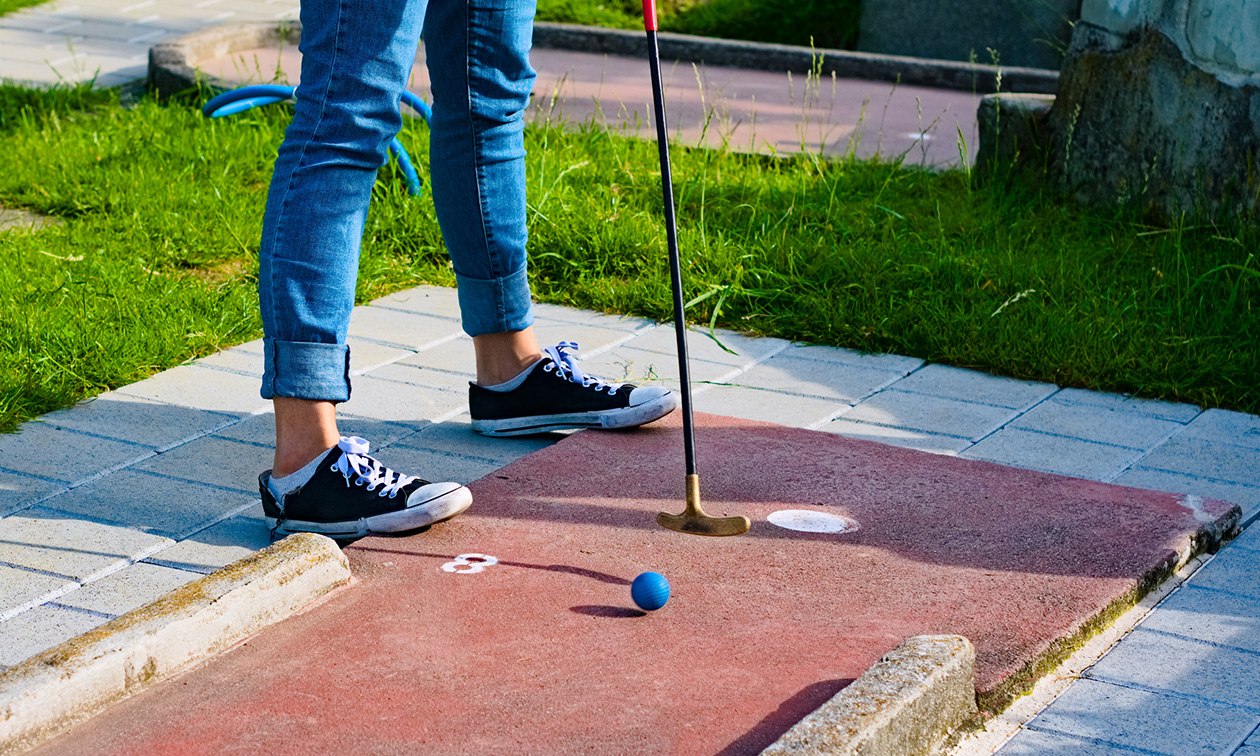 Minigolf am Volksgarten