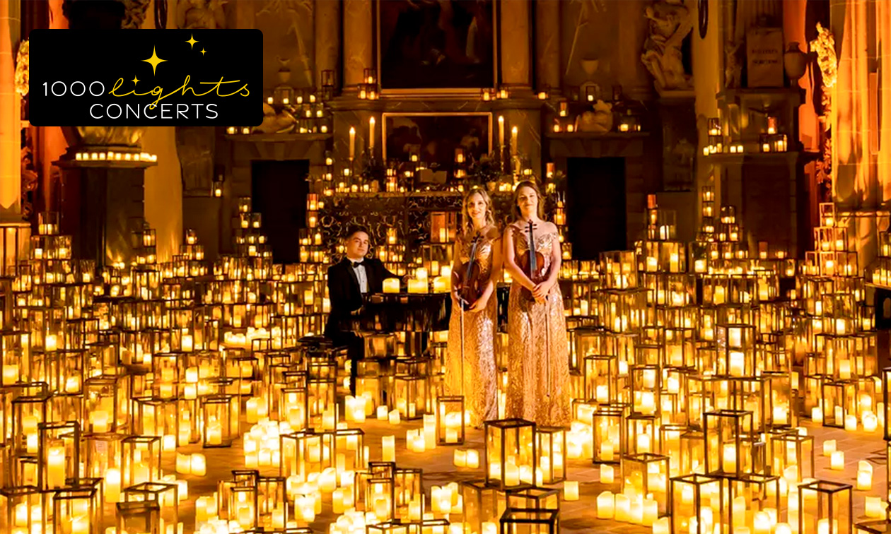 Eintritt für das 1000 Lights Concerts in einer Stadt nach Wahl
