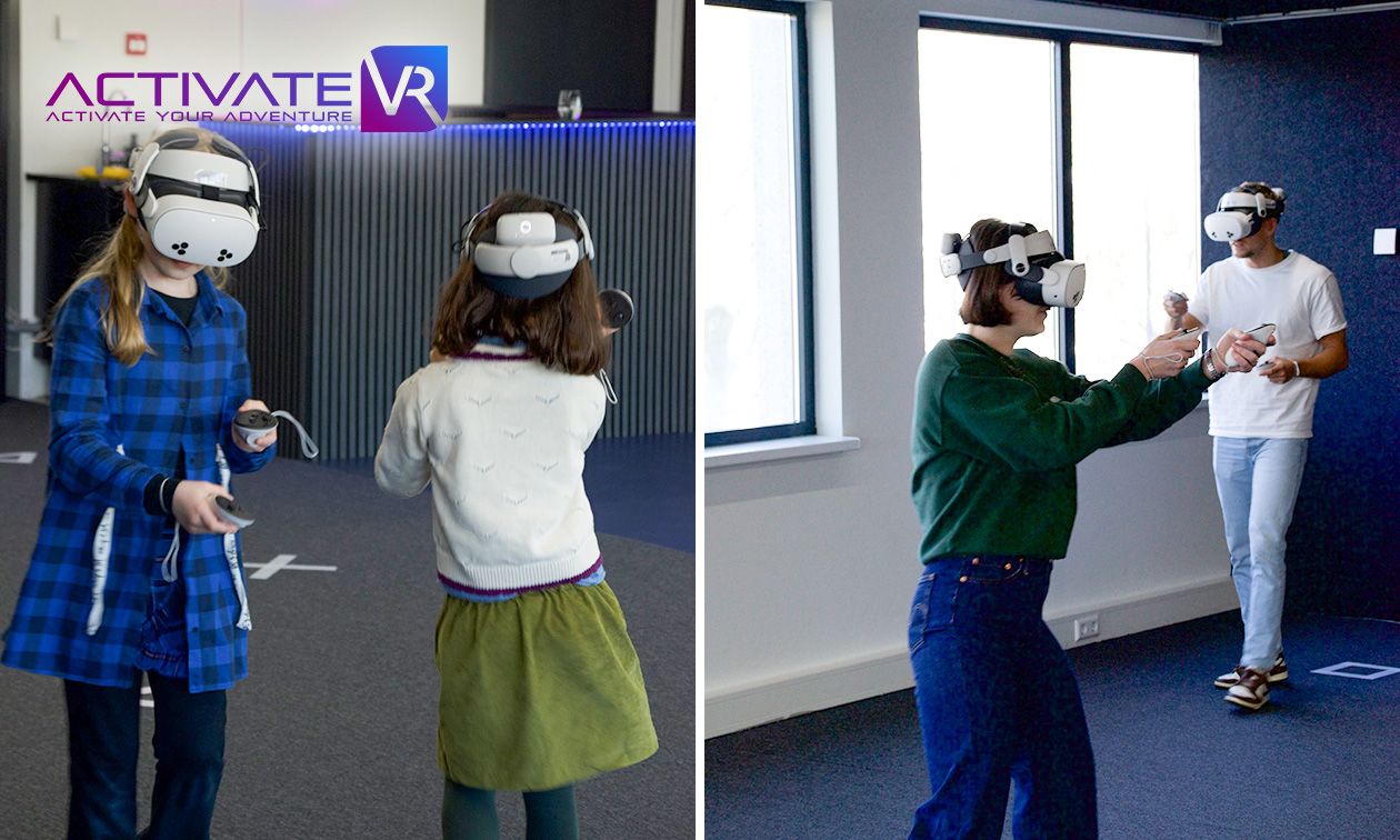 VR-experience (1 uur) + snack + drankje VR-experience (1 uur) + snack + drankje