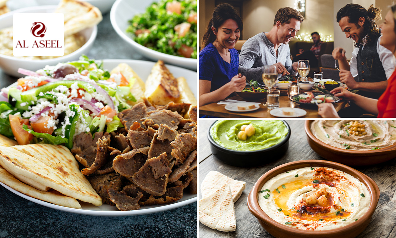 Syrisch 3-gangen keuzediner + salade bij Al Aseel Groningen