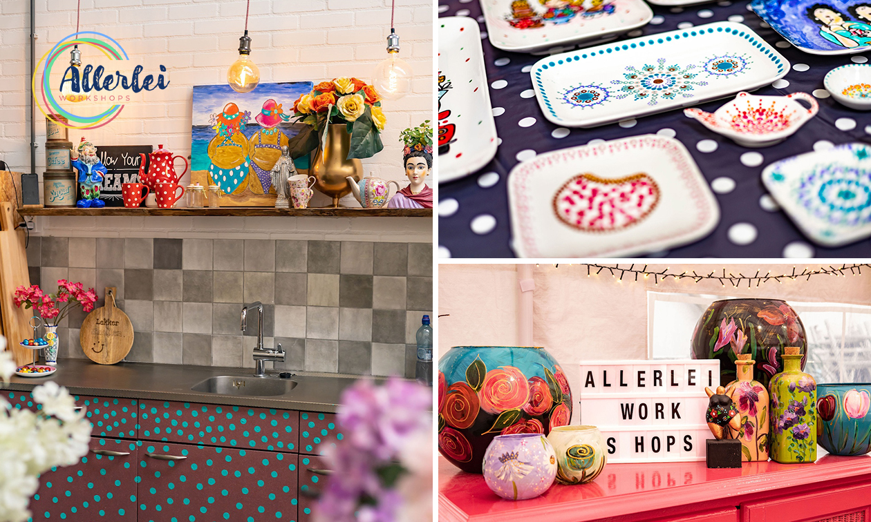 Schilderworkshop naar keuze (2 uur) + koffie/thee + lekkernij