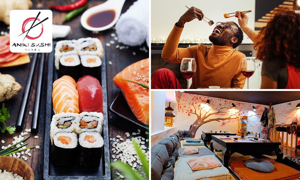 Japanse 3- of 4-gangenlunch of -diner à la carte bij Aniki Sushi