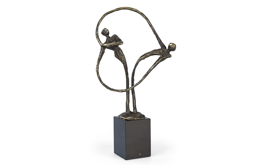 Skulptur 'Hjerte til hjerte'