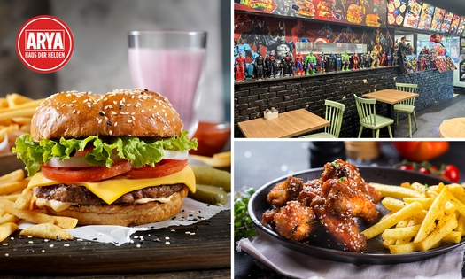 Chicken Wings-Menü, Burger-Menü oder Foodbox + Getränk + opt. Pommes