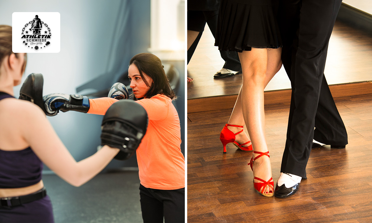 8 Kampfsport-Trainings im Monat oder Monatsabo Bachata und Salsa