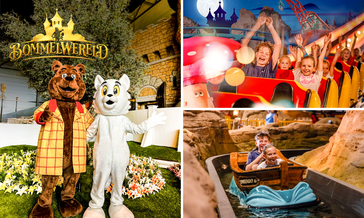 Eintrittskarte für Bommelwereld + Pommes + Snack + Getränk oder Kaffee/Tee + Apfelkuchen