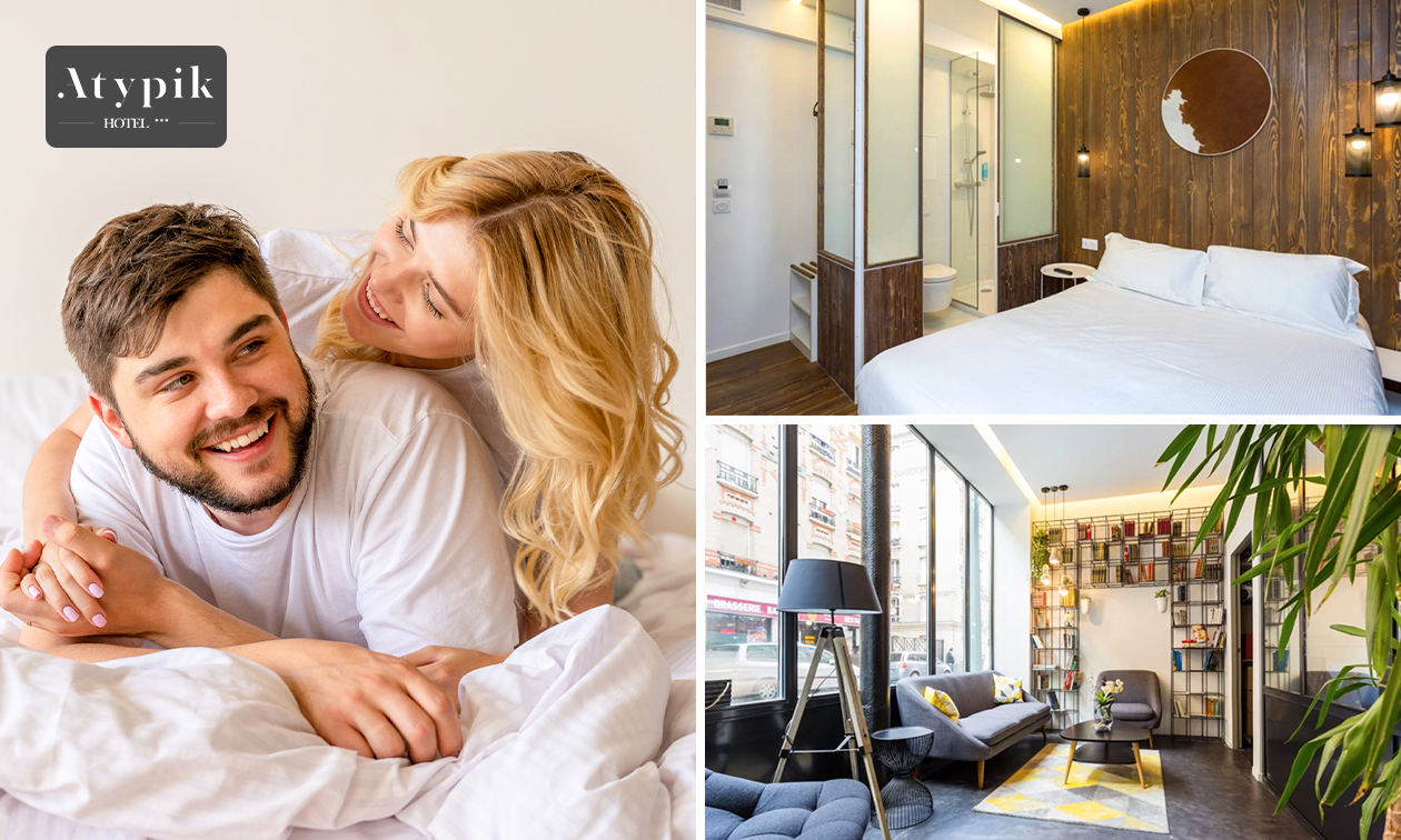 Übernachtung für 2 + Frühstück + Late Check-out oder Wellness am Stadtrand von Paris