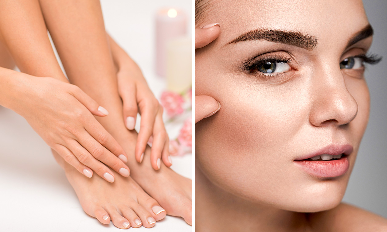 Manicurebehandeling, pedicurebehandeling of wimperlift Manicurebehandeling, pedicurebehandeling of wimperlift