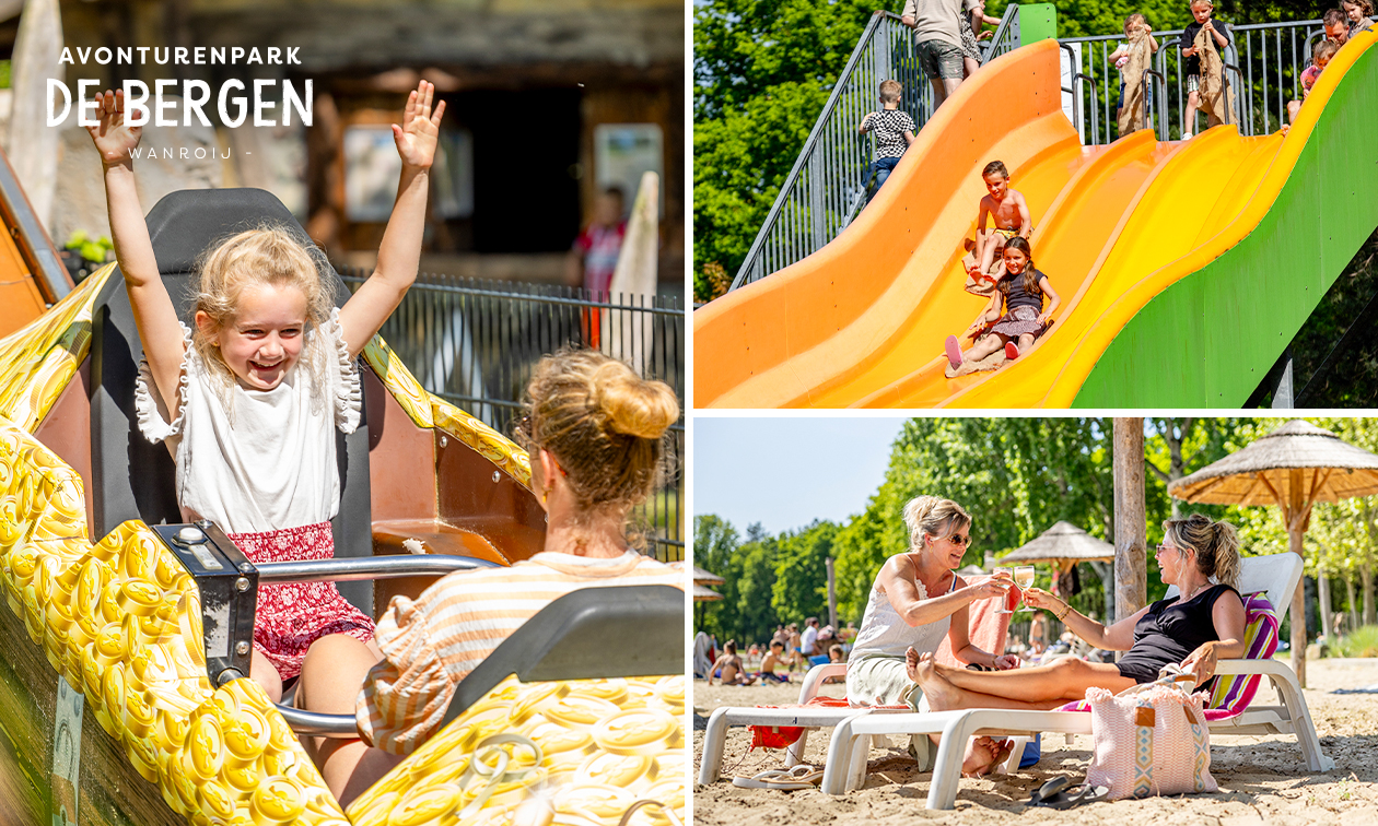 Eintritt zum Abenteuerpark De Bergen + Eis + Parken