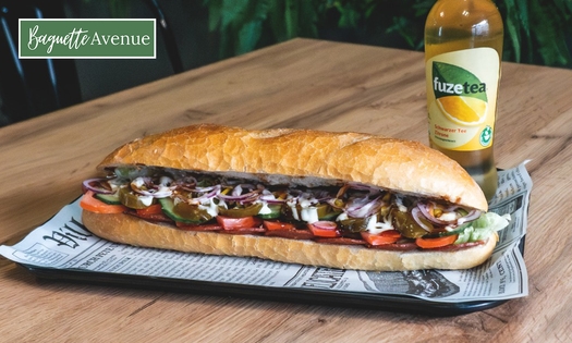 Baguette nach Wahl inkl. Getränk oder Dessert