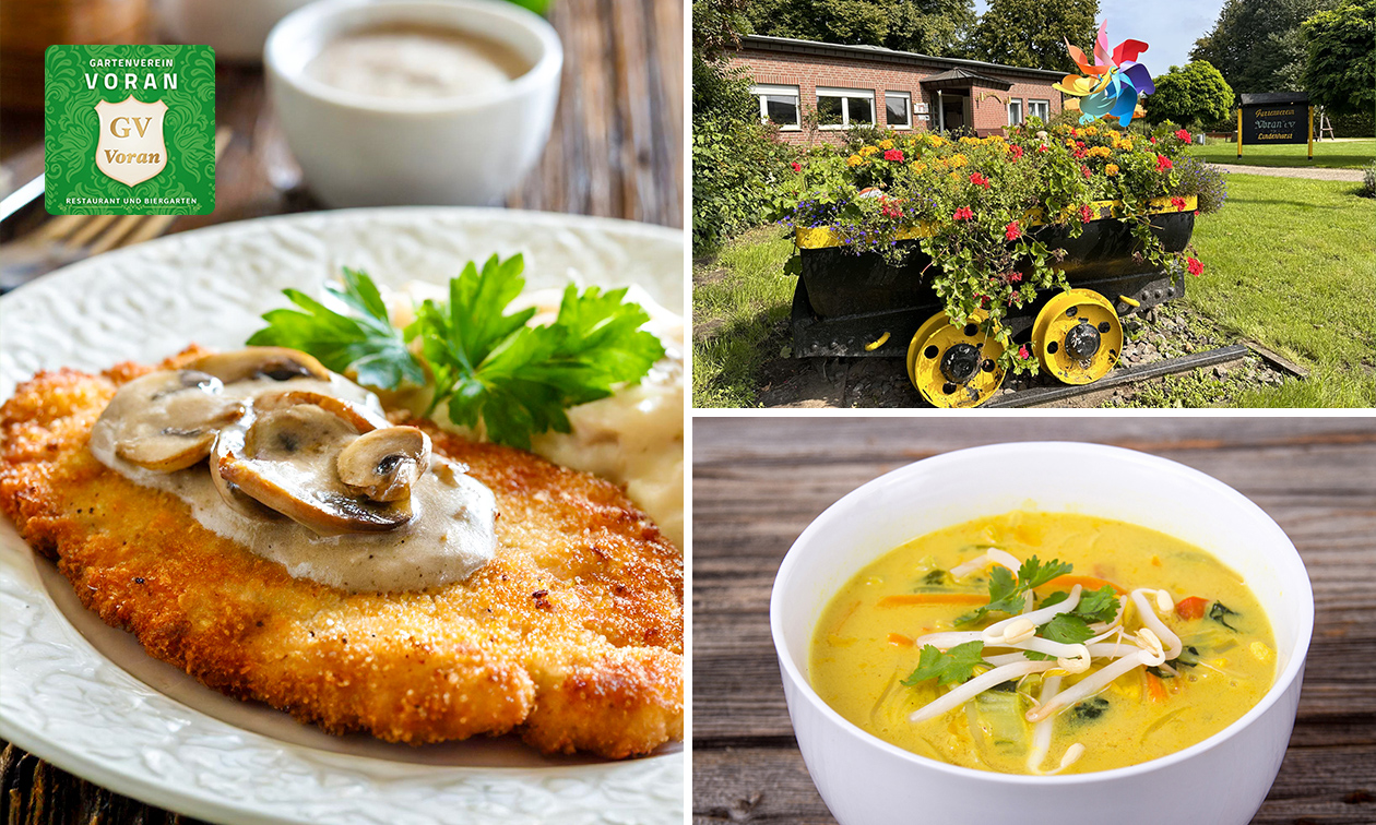 3-Gänge-Schnitzel-Menü nach Wahl in Dortmund 3-Gänge-Schnitzel-Menü nach Wahl in Dortmund