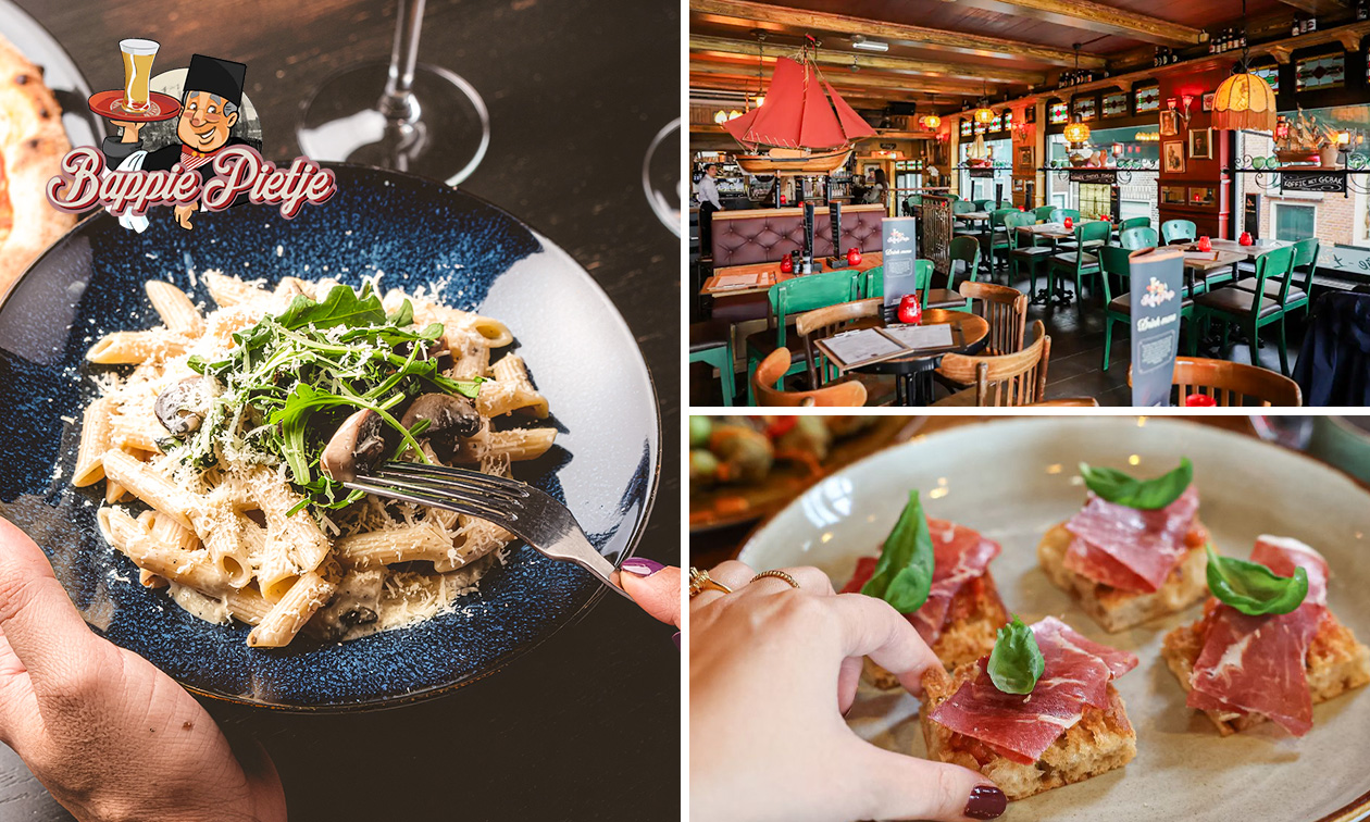 4-gangendiner van de chef in Volendam