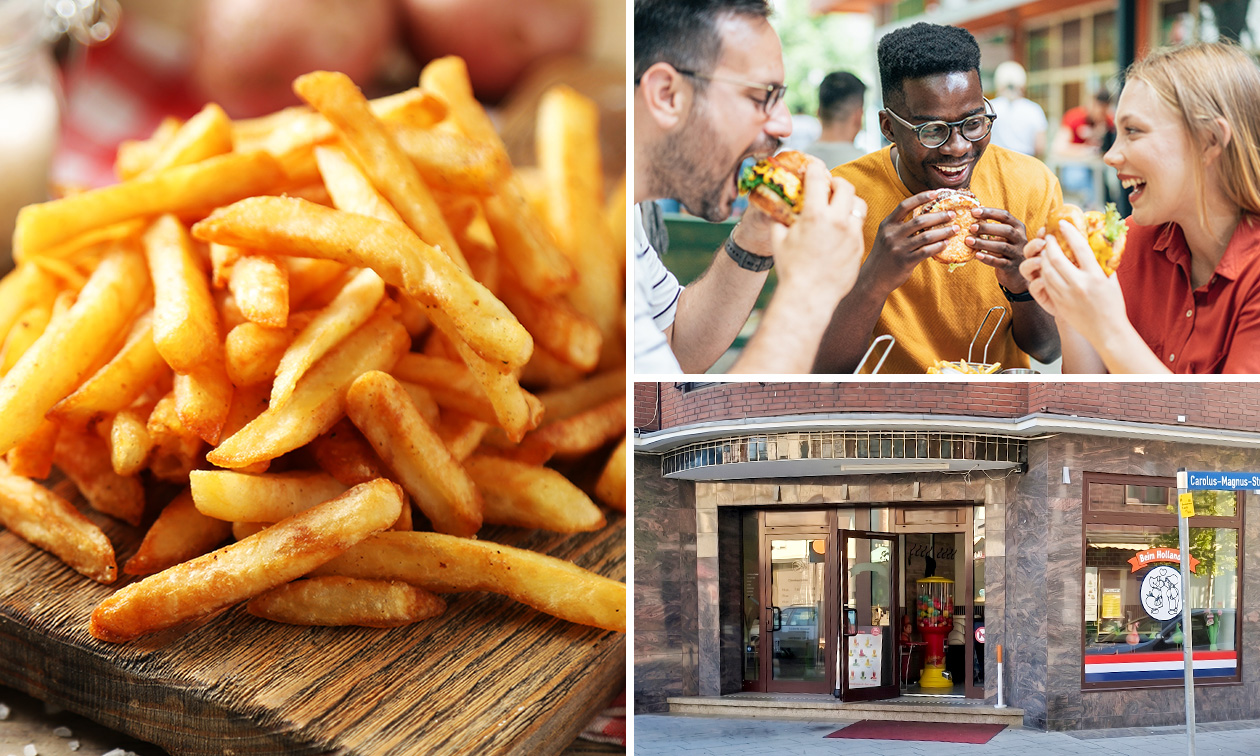 Hamburger- oder Snack-Menü + Pommes + Sauce + Softgetränk nach Wahl