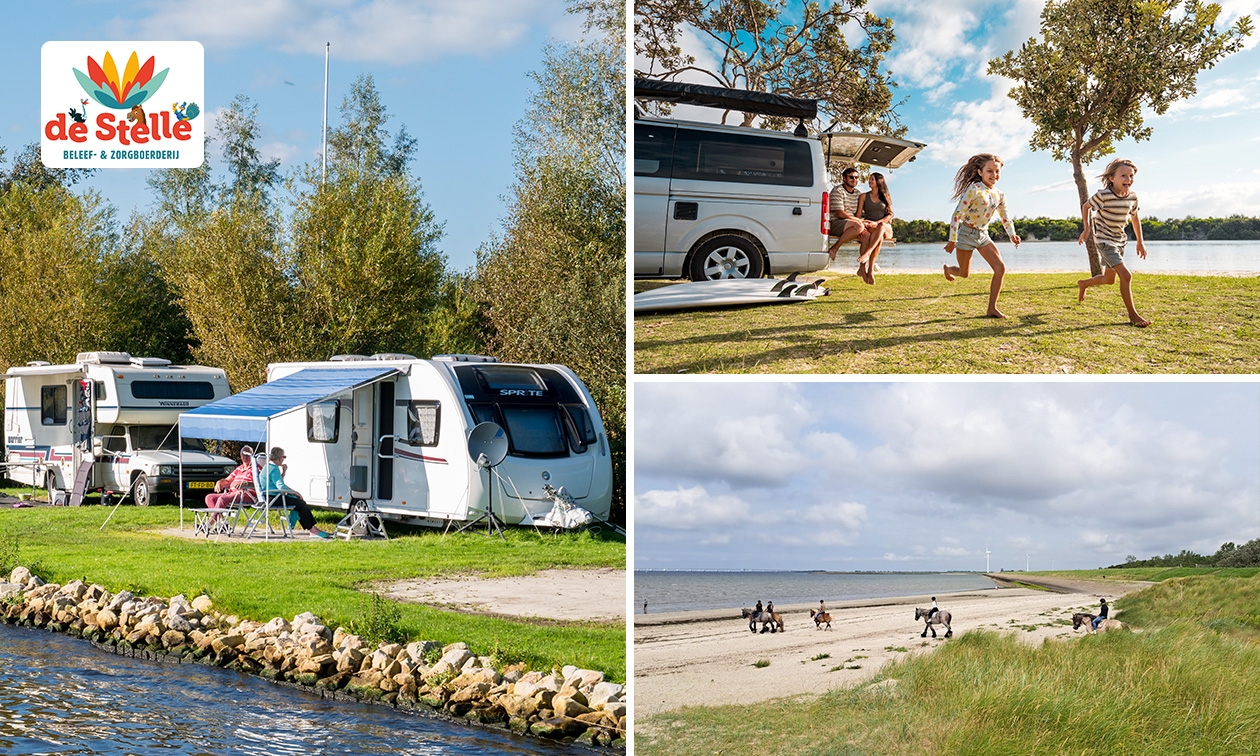 2, 5 ou 7 nuits au camping de Beleefboerderij De Stelle