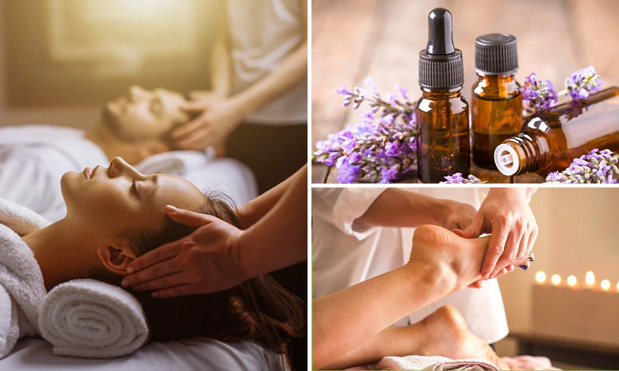 AromaTouch-(duo)massage of voetreflexologie + evt. handmassage of duo-pakket paard en ruiter