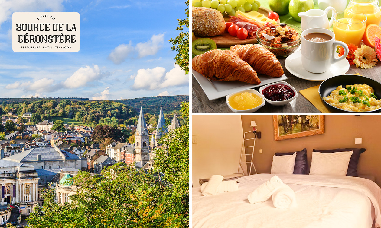 Übernachtung für 2 + Frühstück + Willkommensgetränk in der Nähe von Spa