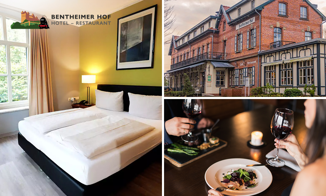 Übernachtung(en) für 2 + Frühstück + Dinner + Badepark in Bentheim