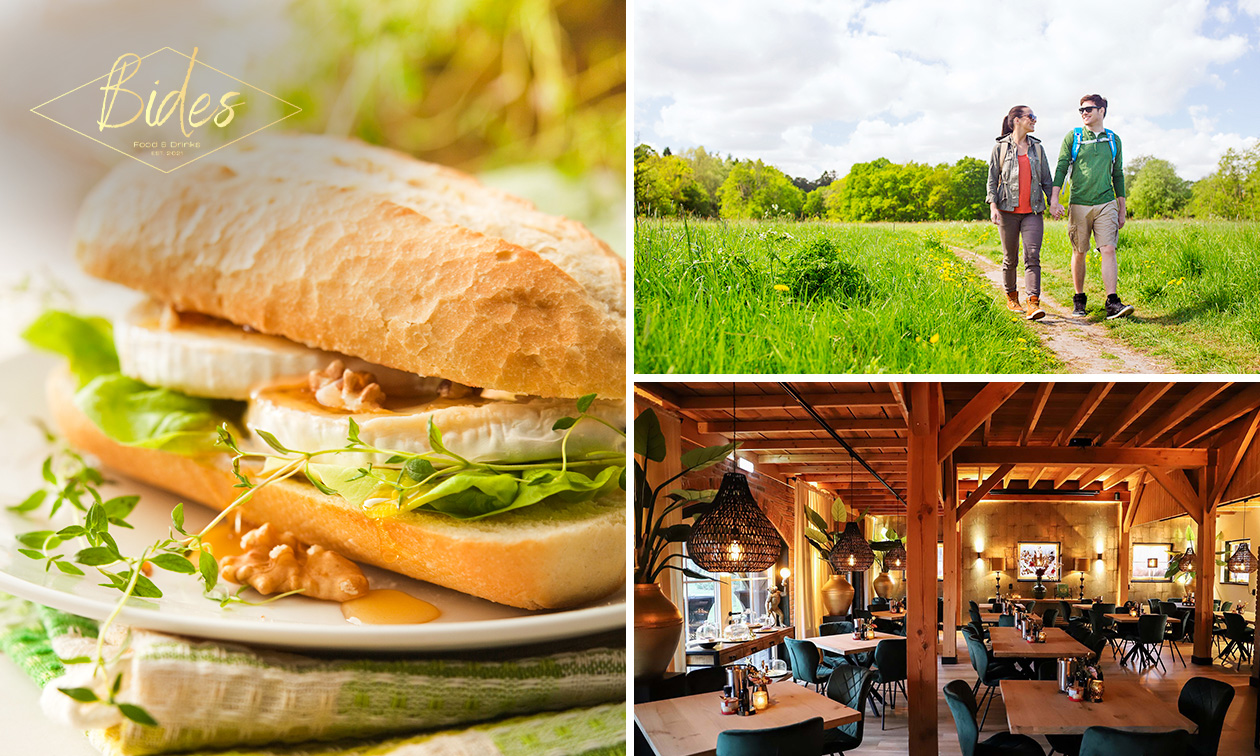 Wandel- of fietsarrangement incl. lunchplank bij Bides: Food & Drinks