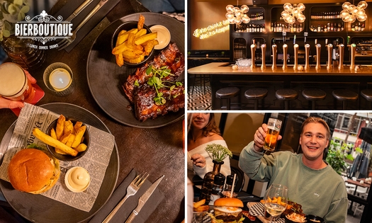 3-gangendiner à la carte bij Bierboutique in hartje Rotterdam