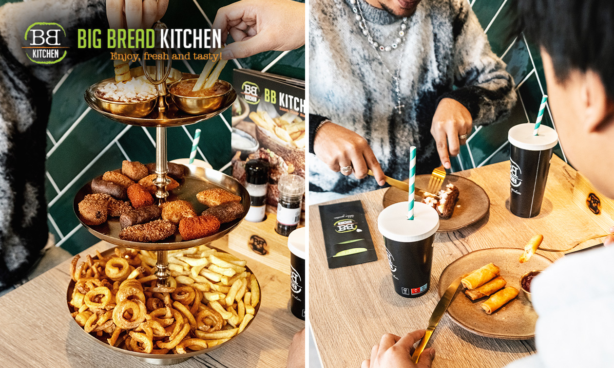High friet (1,5 uur) met onbeperkt friet bij Big Bread Kitchen Schijndel