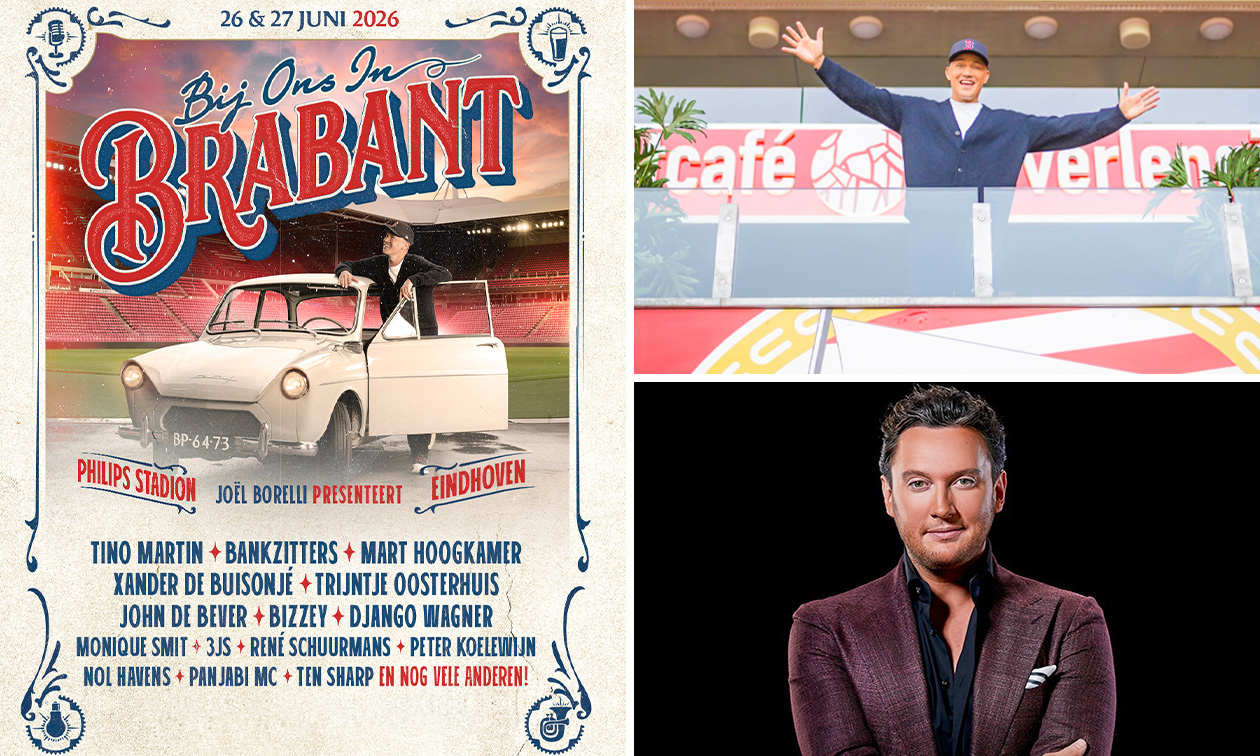 Entree voor Bij Ons in Brabant in het Philips Stadion in hartje Eindhoven