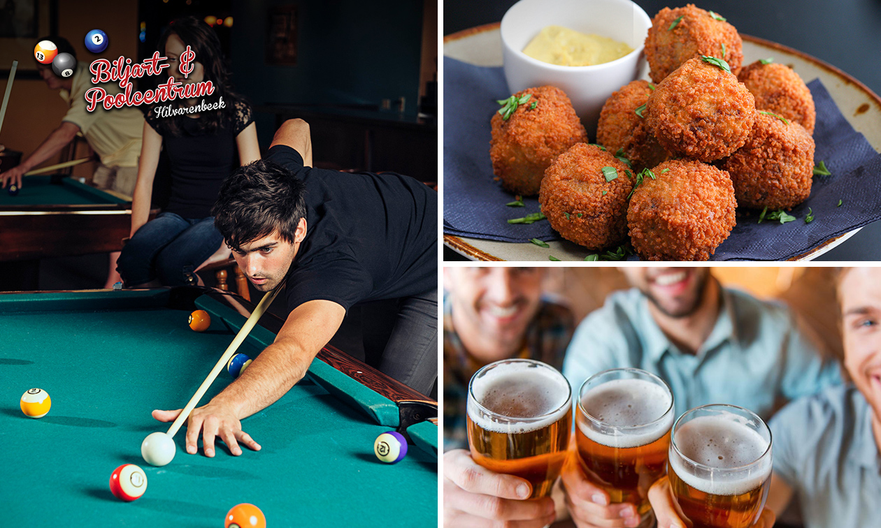 Poolen + bitterballen + drankje (2 of 4 personen)