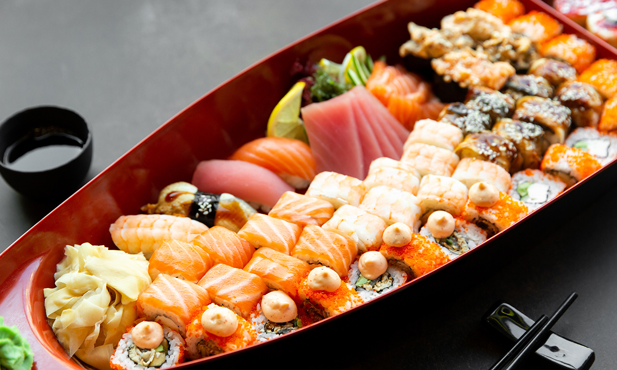 Sushiboot (40 stuks) om af te halen
