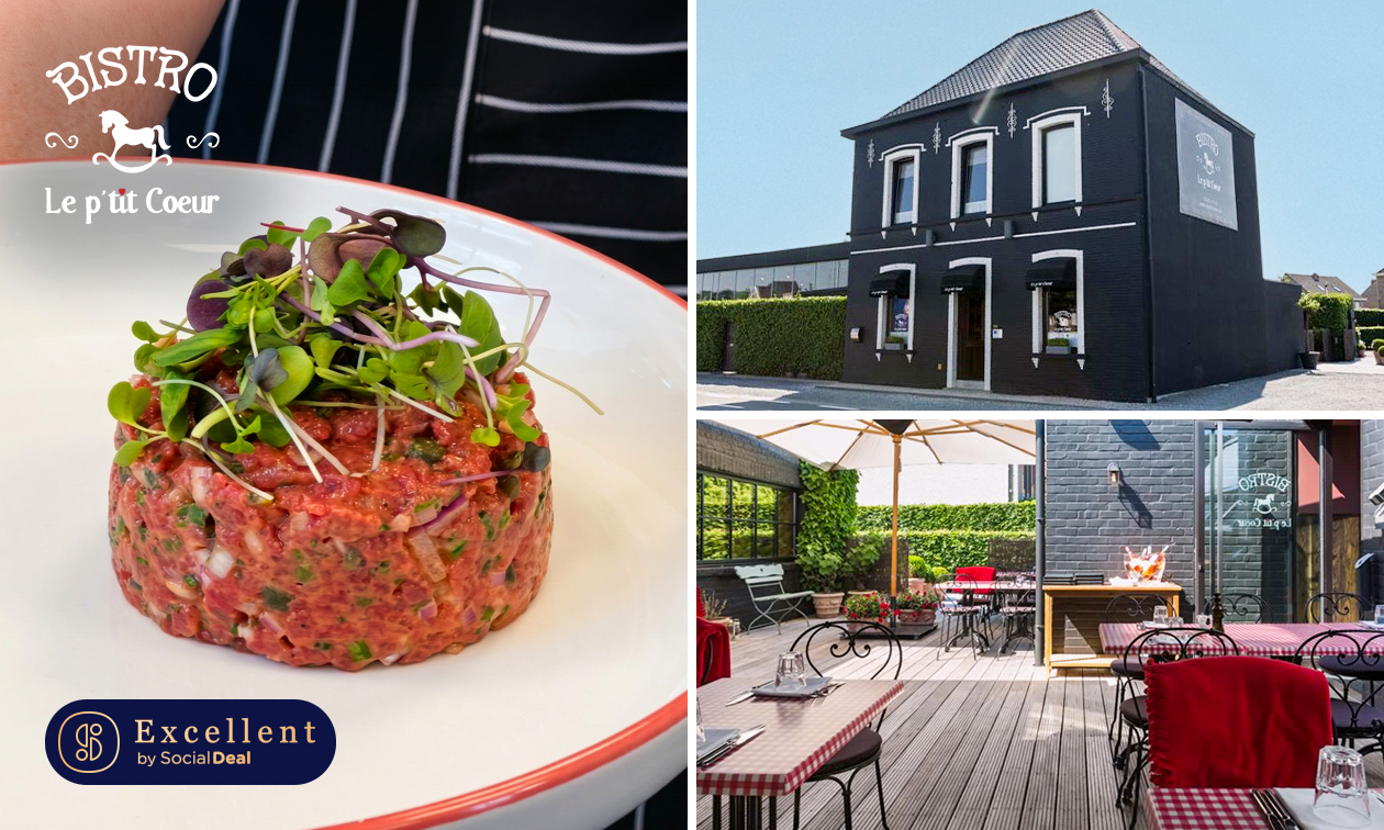 3-gangen keuzediner bij Bistro Le p'tit Coeur