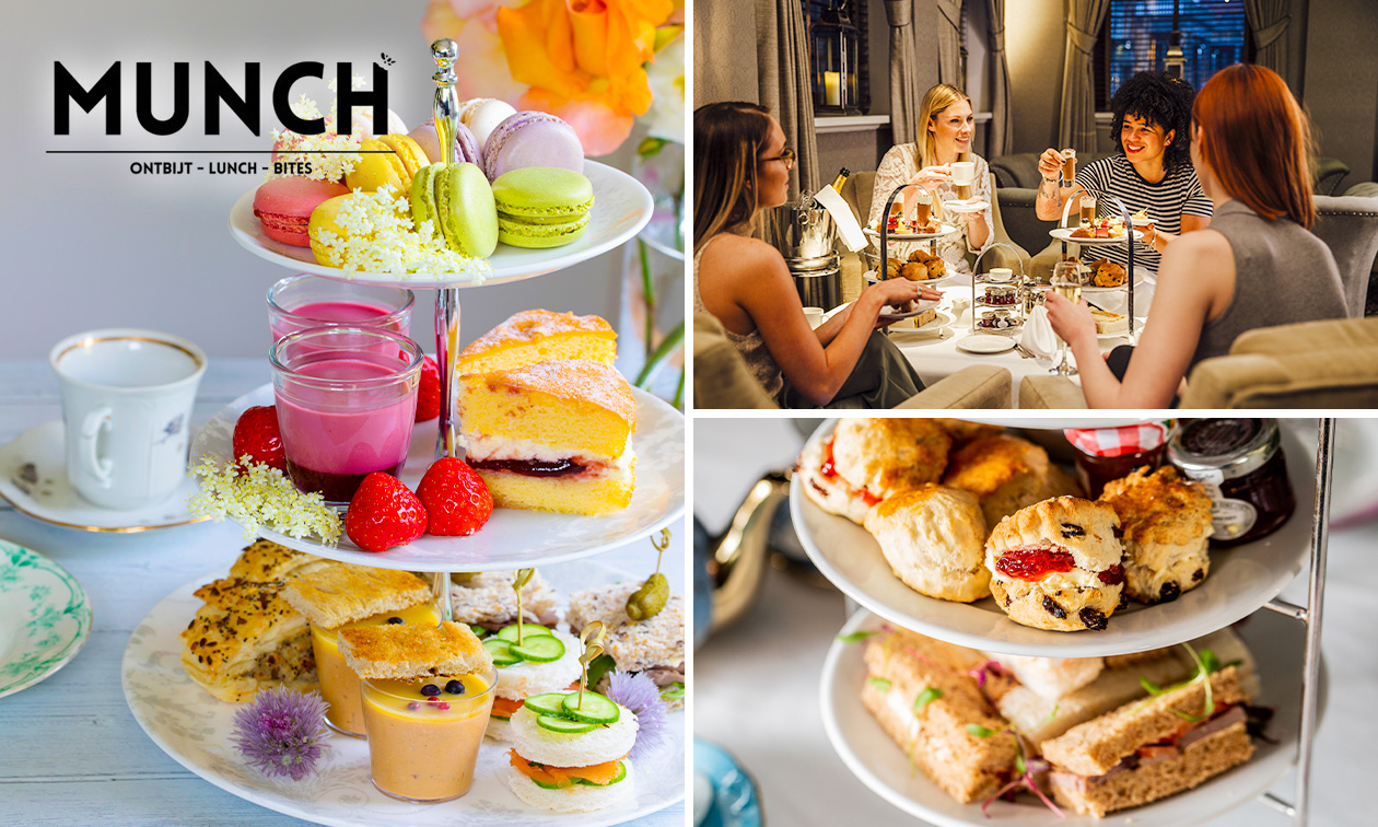 High tea incl. onbeperkt thee bij Bistro Munch in hartje Breda