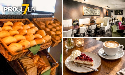 Frühstücksbuffet oder ein Stück Kuchen mit Heißgetränk nach Wahl im Bistro ProSeven Viersen