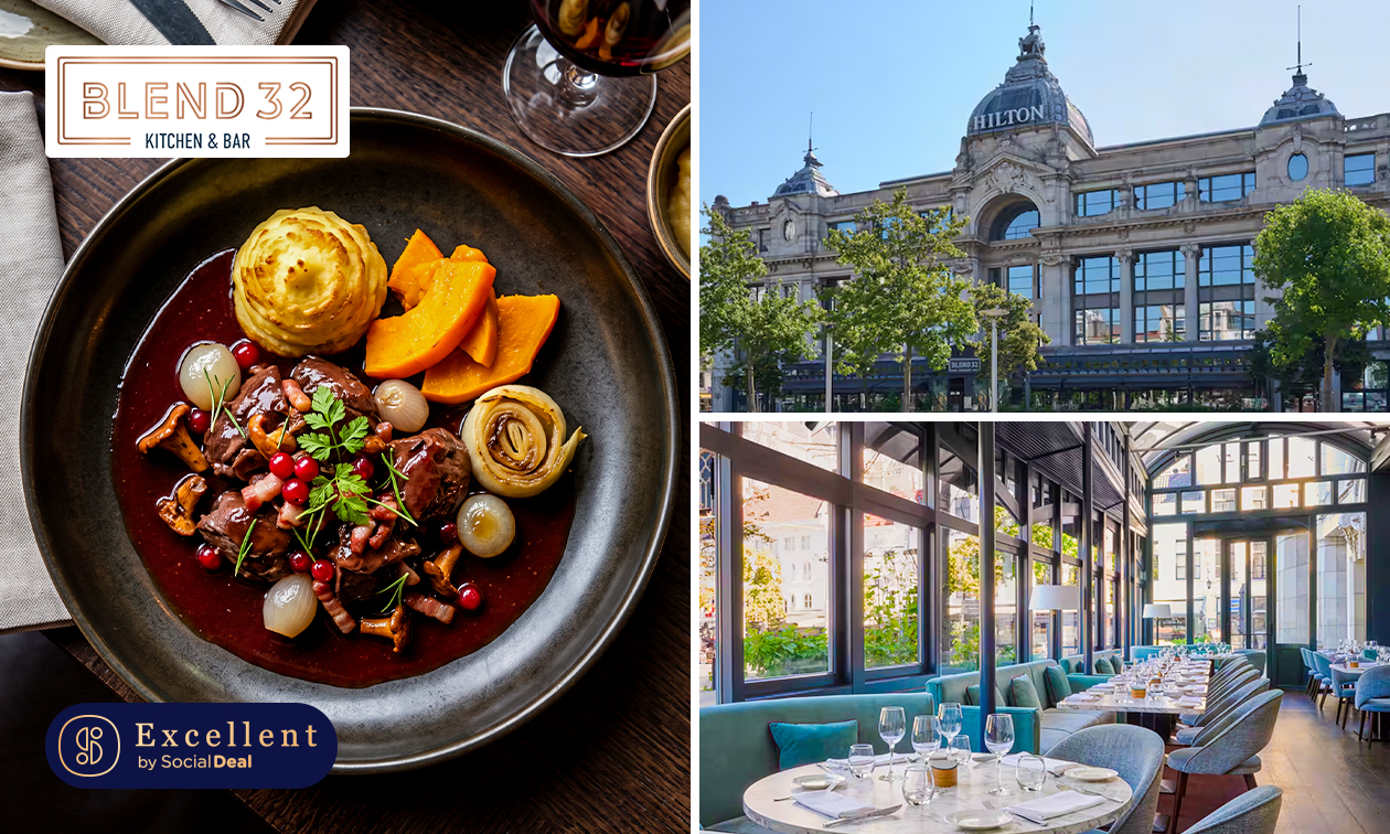 3-gangen keuzediner + glas cava in hartje Antwerpen