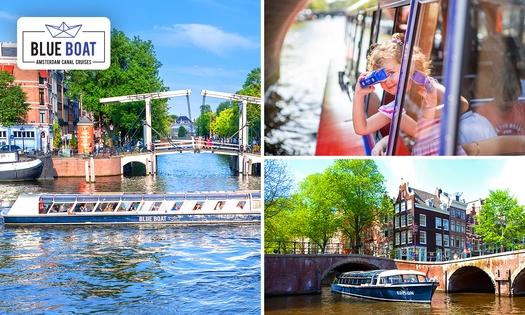 City Canal Cruise (75 min) of Evening Cruise (90 min) door Amsterdam