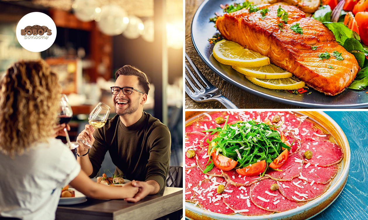 3-gangen keuzediner bij BoBo's Bonbons