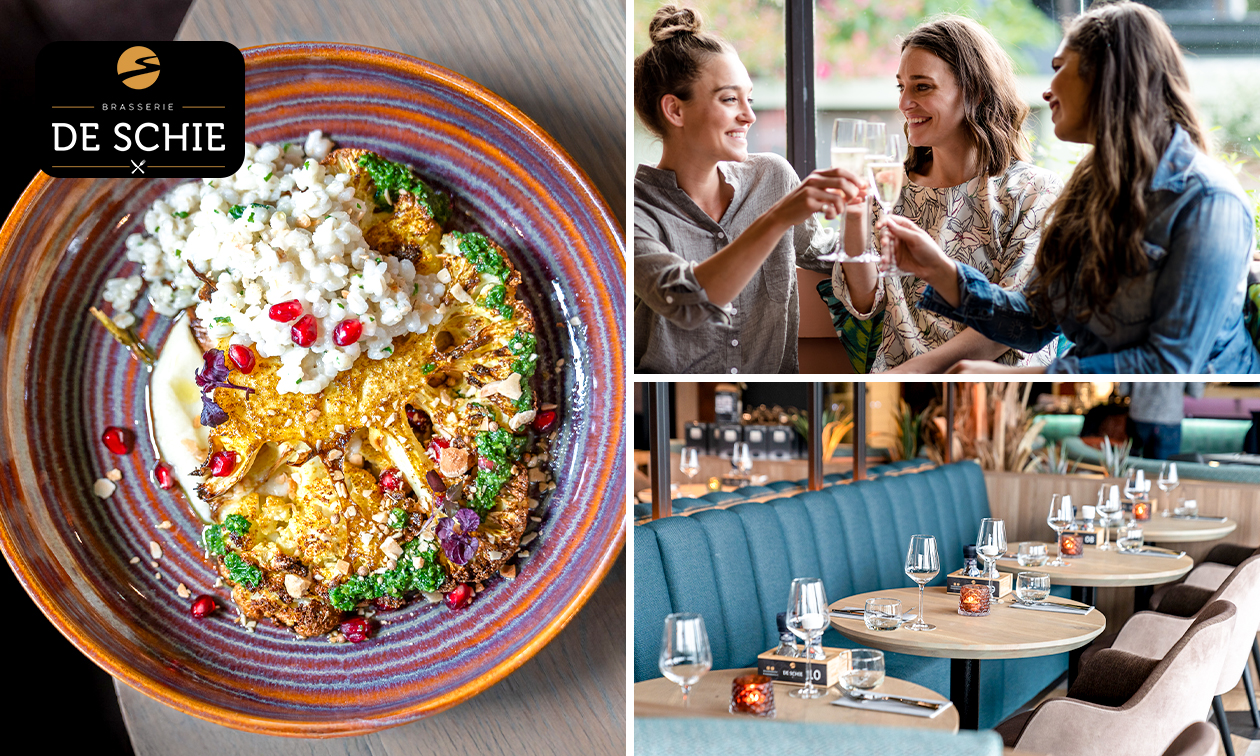 3-gangen keuzediner bij Brasserie De Schie