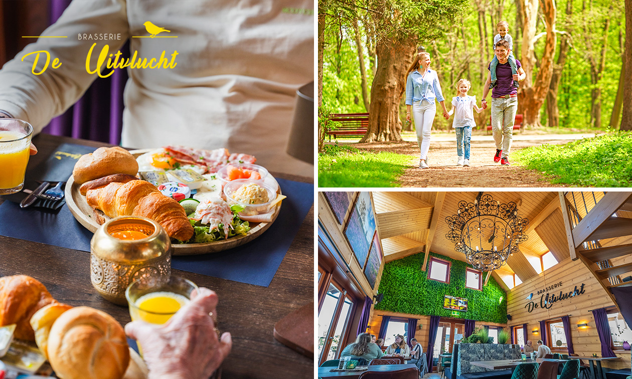 Ontbijt of wandelarrangement incl. ontbijt of lunchgerecht bij Brasserie De Uitvlucht