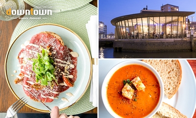 3-gangen keuzelunch bij Brasserie Down Town