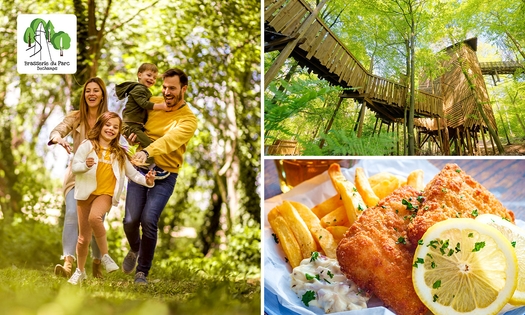 Eintritt in den Parc Chlorophylle + Hauptgericht + Getränk oder Halloween-Spaziergang + opt. Essen