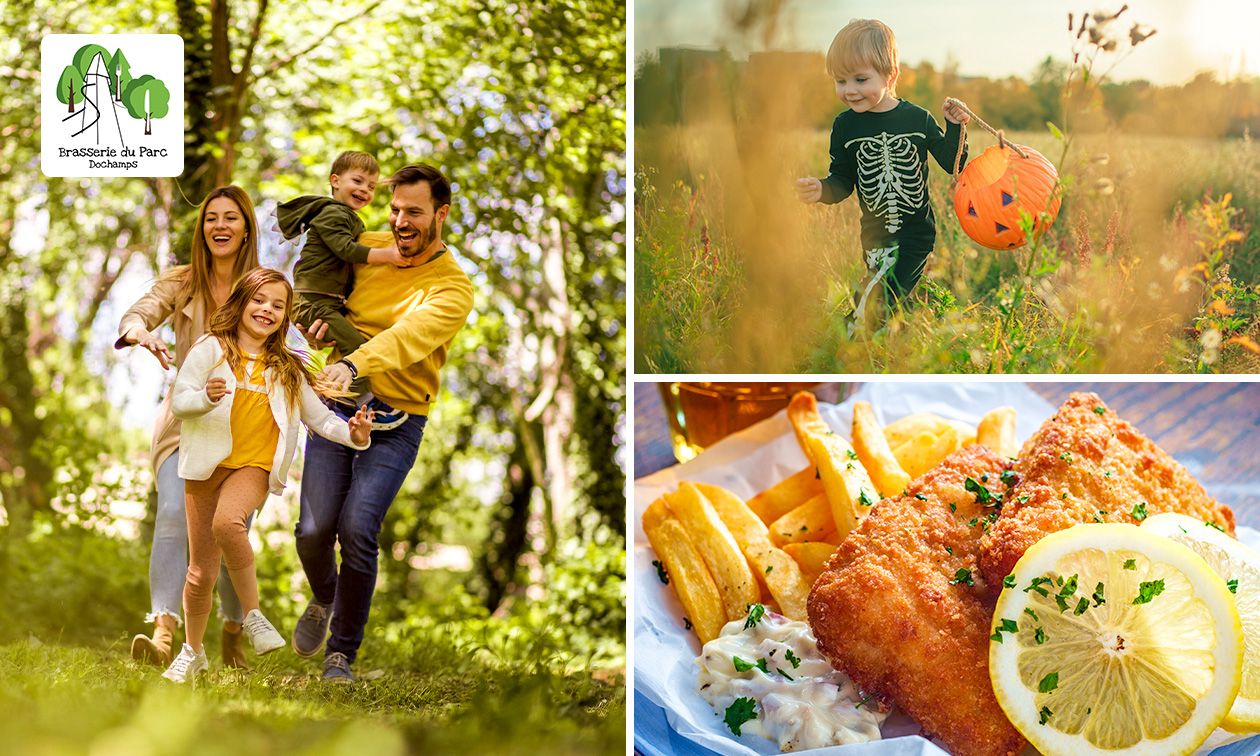 Eintritt in den Parc Chlorophylle + Hauptgericht + Getränk oder Halloween-Spaziergang + opt. Essen
