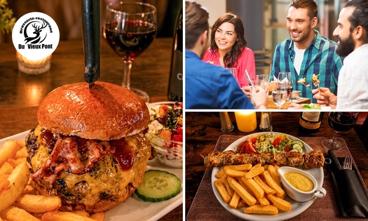 Menu en 2 ou 3 services au choix dans les Ardennes belges