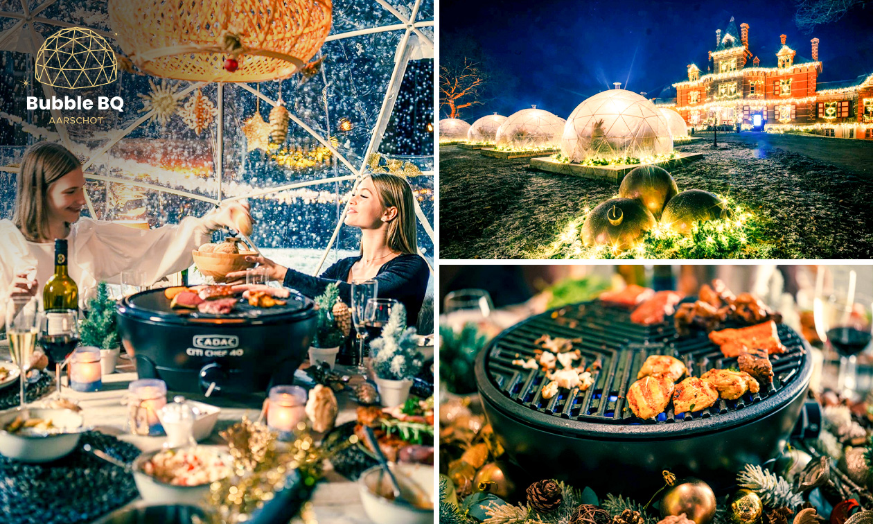 Luxe 3-gangendiner + aperitief in een dining dome