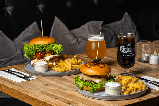 Gourmet burgermenu