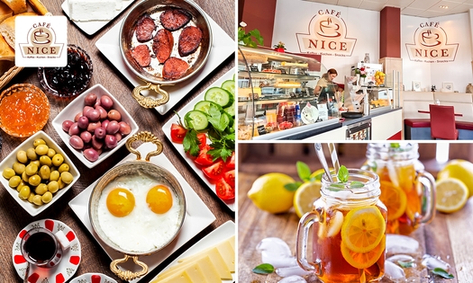 Türkische Frühstücksplatte oder klassisches Frühstück inklusive Getränk