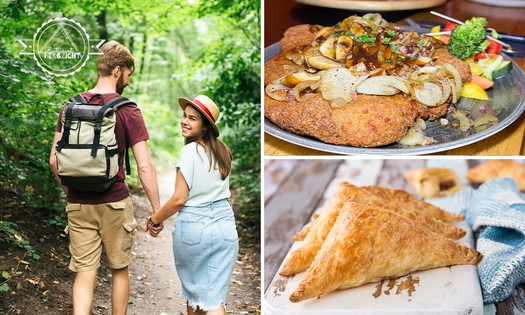 Komplettes Wanderarrangement inkl. Kaffee/Tee + Apfeltasche und Mittagessen