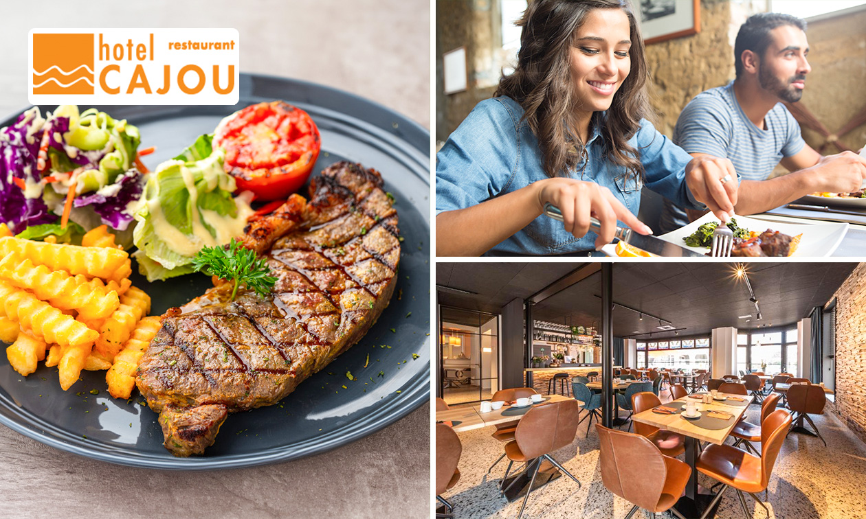 Menu en 3 services au choix, à deux pas de la plage