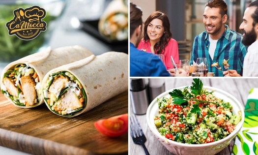 Wrap oder Toast nach Wahl + Beilage