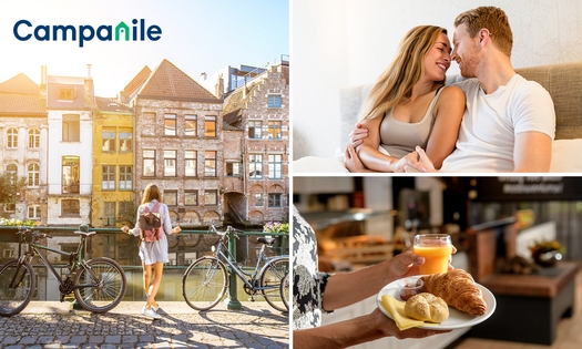 Übernachtung für 2 + Frühstück + Willkommenshäppchen in Gent