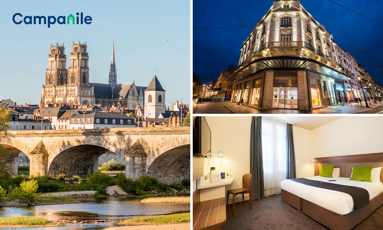 Übernachtung für 2 + Frühstück + Early Check-in in Orléans