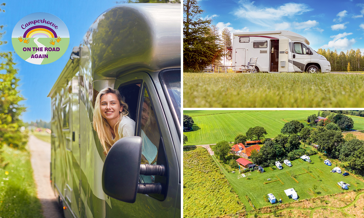 Für 2 Personen: Wohnmobilstellplatz (2, 5 oder 7 Nächte) in Markelo