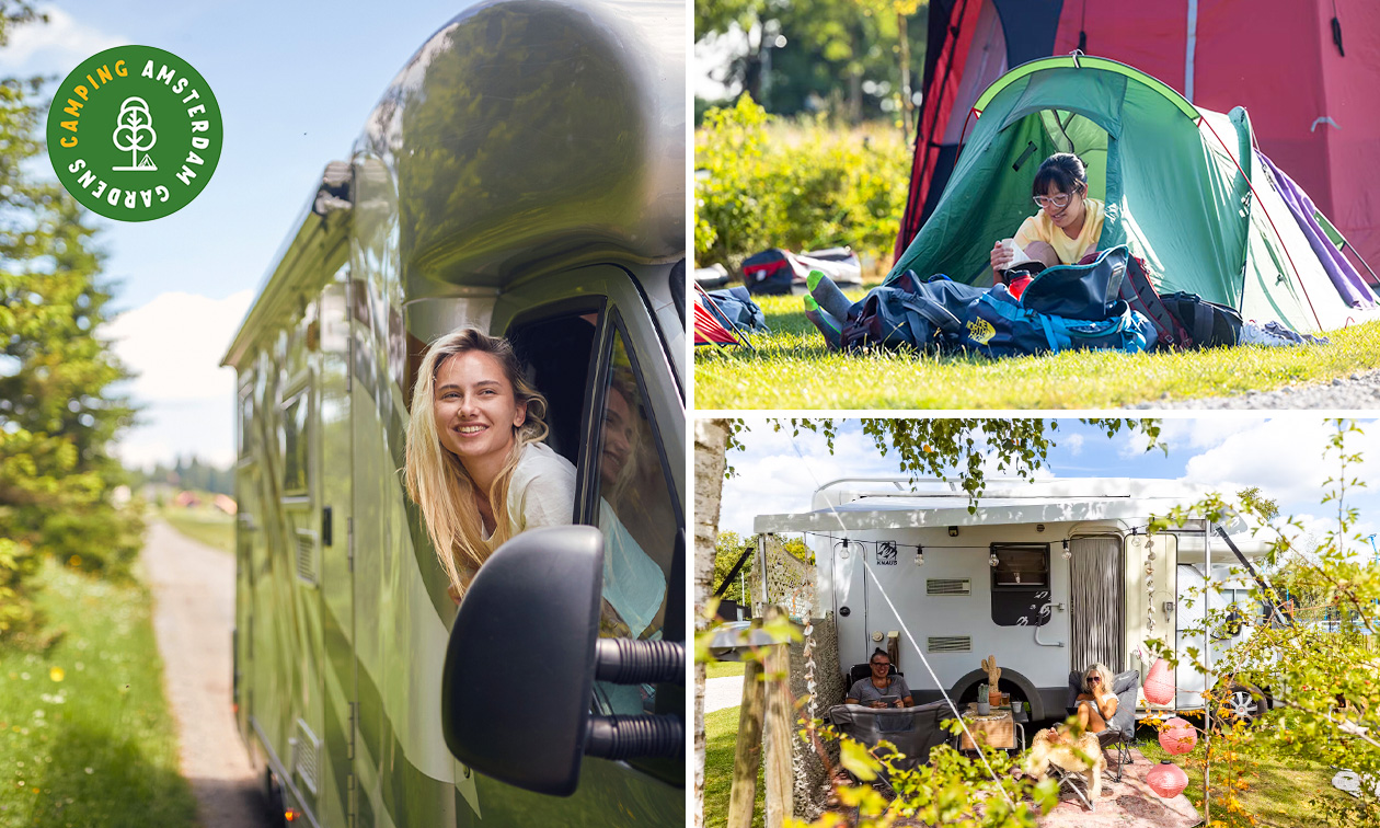 Stellplatz für Wohnmobil, Wohnwagen oder Zelt für 1, 2 oder 3 Nächte (2 Pers.) in Amsterdam