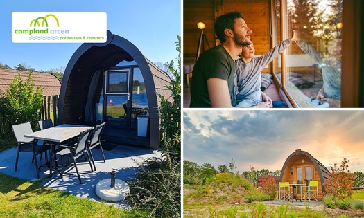 2, 3 oder 4 Übernachtungen für 2 in einem Pod nach Wahl + Flasche Wein + Early Check-in